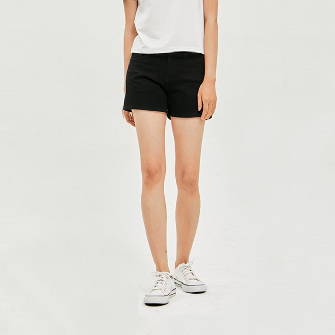 [잠뱅이] 여성 쿨맥스 노멀워싱 3부 데님 팬츠 블랙빈티지