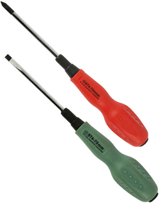 JETECH 십자 드라이버 소프트그립 ST8-200A 8MMX200MM, 1개