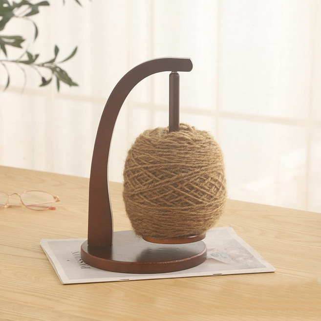 [릴레스타] 플라이 얀홀더 실패걸이 자석 실거치대 우드 원목 뜨개실 홀더, 1개