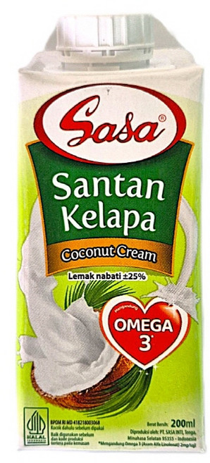 인도네시아 사사 산탄 켈라파 코코넛크림 200ml, 1개