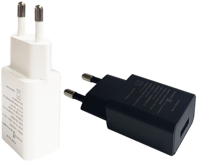 [ecolucky] USB 휴대폰 충전기 고속충전 케이블 아답터 퀵차지 데이터전송 과부하 방지 안전장치, USB충전기-블랙, 1개
