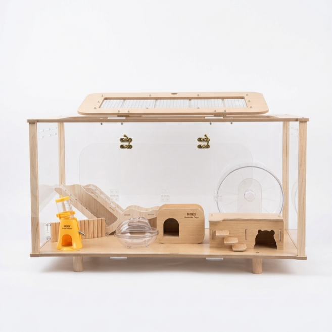 미니펫 3.0 햄스터케이지 대형 80cm XL, 1개, 원목XL케이지만