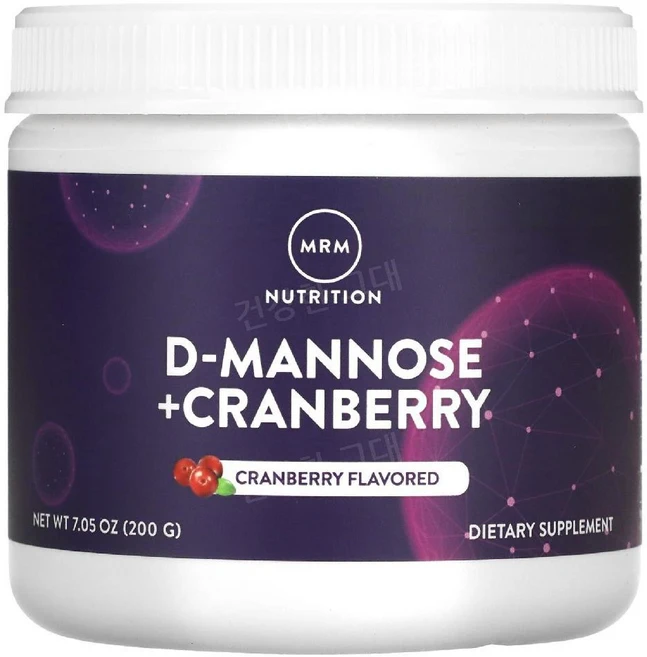 MRM 뉴트리션 D 만노스 플러스 크랜베리 크랜베리 200g(7.05oz), 1개, 기본 - 쿠팡