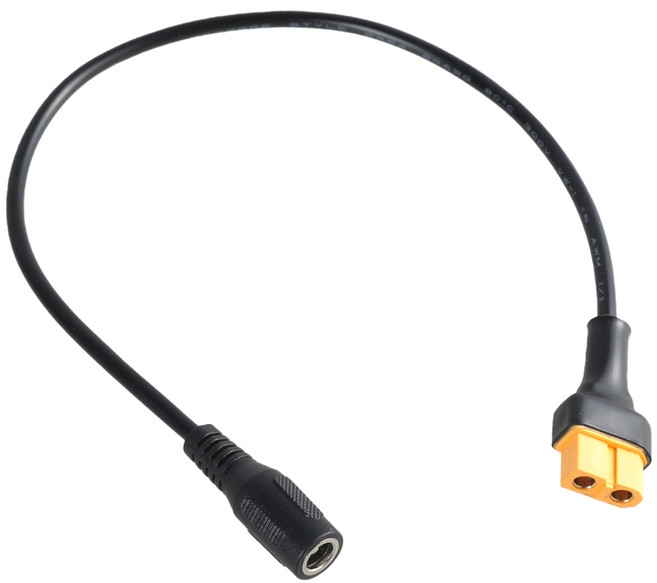 XT60 ~ 5.5x2.1mm DC5525 5521 오토바이 배터리 용 전원 케이블 및 TS100 솔더링 아이언을위한 태양 에너지 저장, 1개