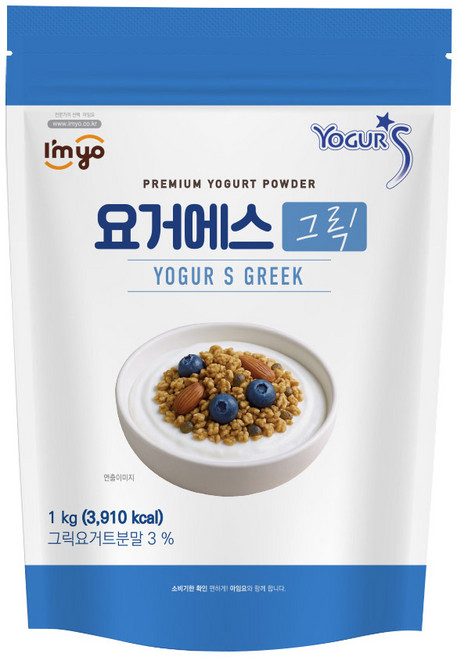 아임요 요거에스 그릭 요거트 파우더, 1개, 1kg