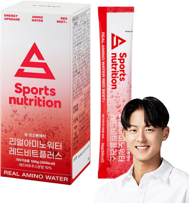 코오롱제약 리얼아미노워터 레드비트플러스 10p