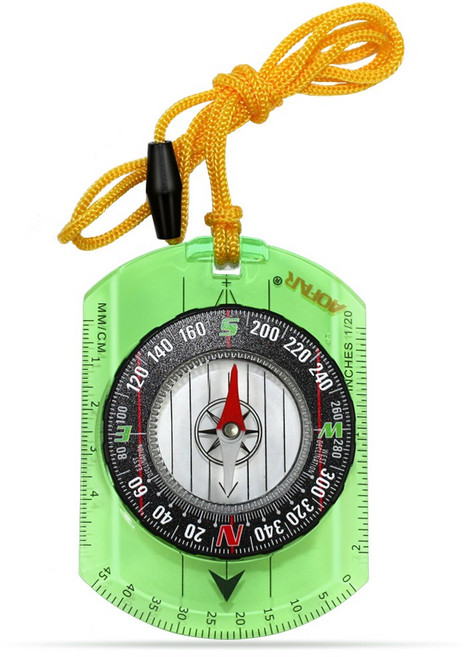 AOFAR AF-362 어린이 나침반, 야광색, 1개