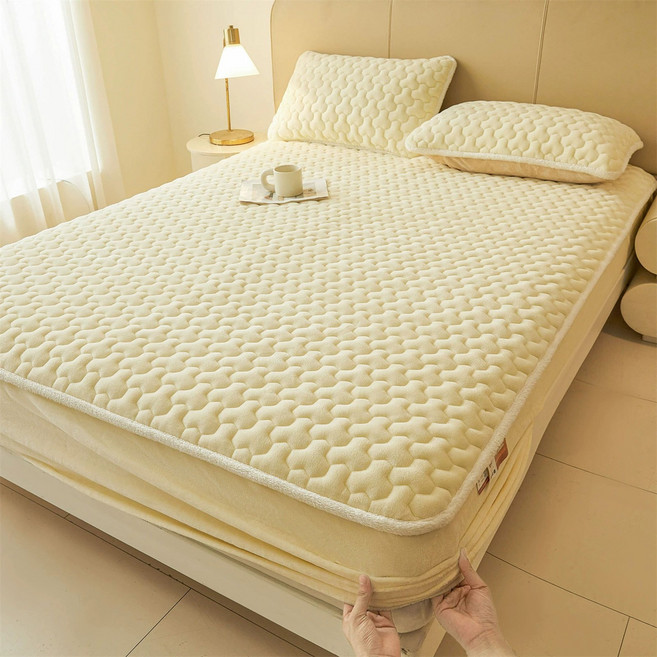 CIVILEE 누빔 방수 매트리스 커버 극세사 알러지케어 진드기방지 침대 커버