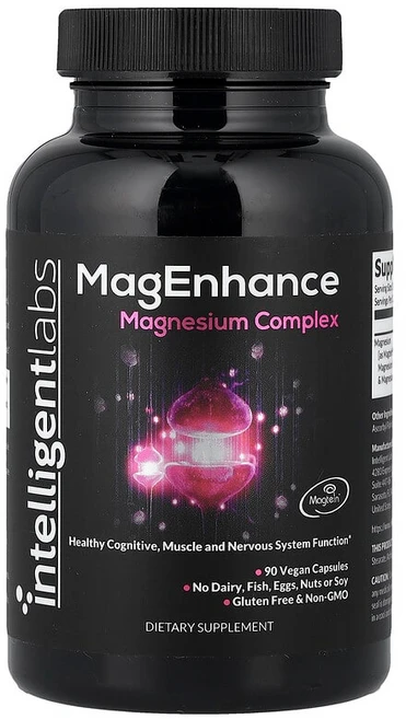 Intelligent Labs MagEnhance 마그네슘 복합체 베지 캡슐 90정 RTD-43150, 1개 - 쿠팡