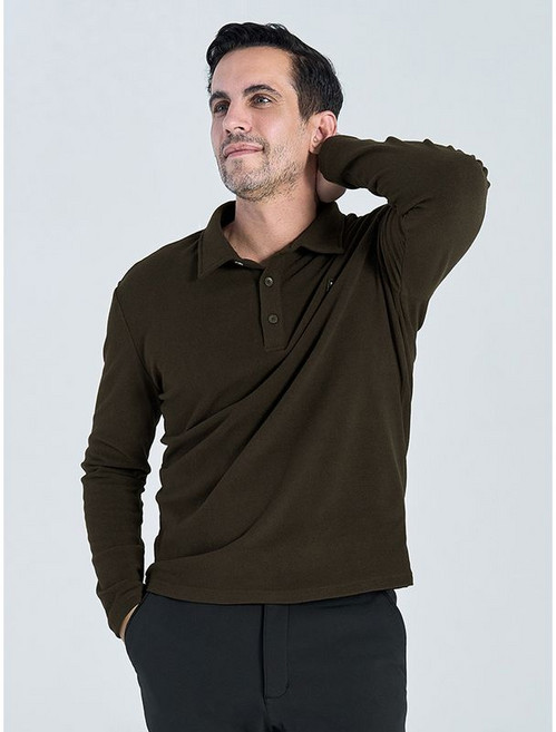 [설특가] 겨울 BEST 양면 약기모 립멜란지 스판 카라 티셔츠 MVT4451