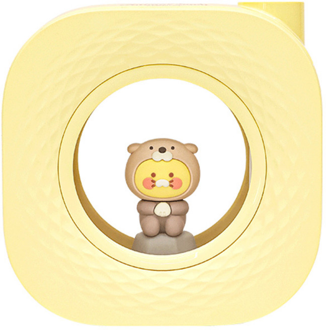 카카오프랜즈 춘식이 피규어 무드등 미니 초음파 가습기 해달 춘식이, 옐로우