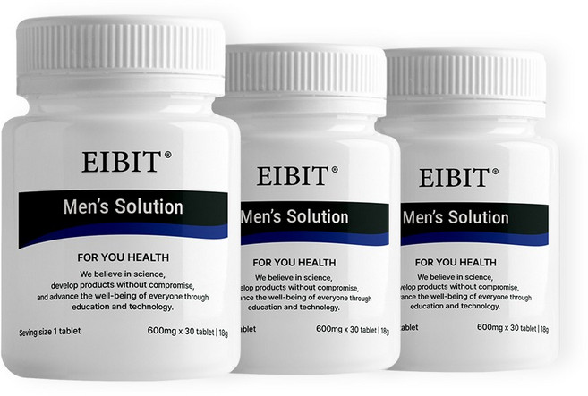 [근육 특허] 맨즈 솔루션 남성 지구력 활력 체력, 3개, 30정