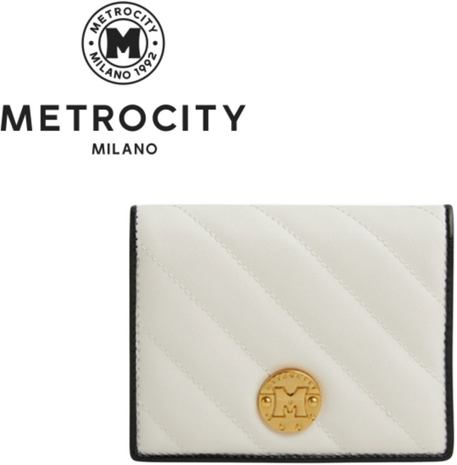 [백화점발송] 메트로시티 여성 2단반지갑 일상 출퇴근 미팅 여행 산책 데이트 고급스럽고 깔끔한 지갑