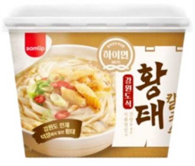 [신제품] 삼립)황태칼국수183g, 9개, 183g