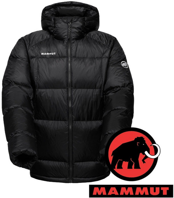 MAMMUT 長毛象 Glacier Glow 男羽絨連帽外套 1013-04360 黑