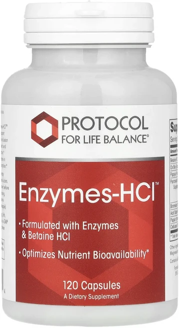 새해 첫좋은선물 Protocol for Life Balance Enzymes-HCI 캡슐 120정 제대로 할인합니다, ProtocolforLifeBalanceEnzymesH, 1개 - 쿠팡