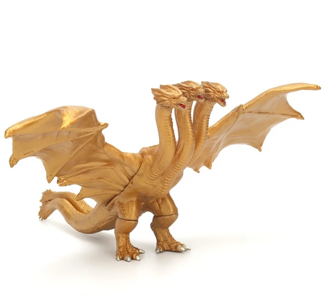 고질라 몬스터 킹 기도라 삼두룡 신고질라 18cm 피규어, 1개 - 쿠팡