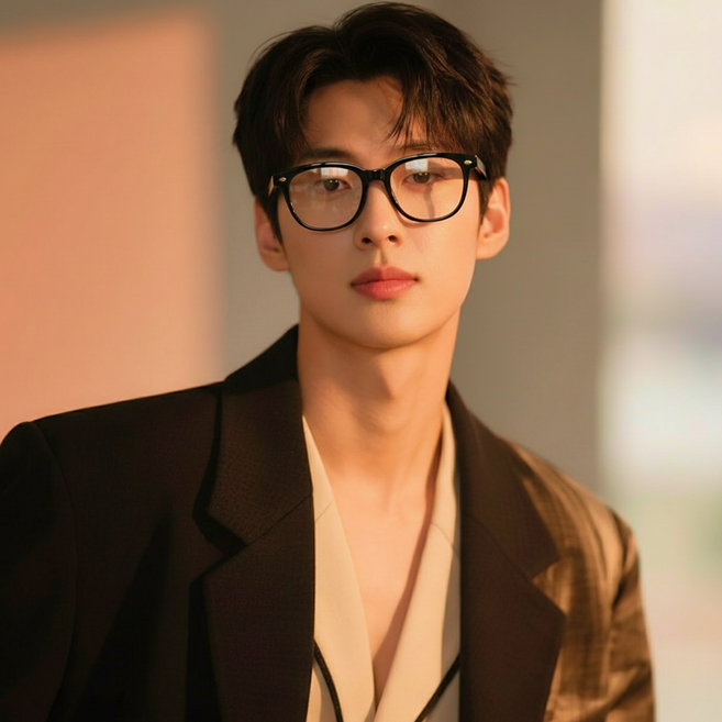 디스마컴퍼니 블루라이트 차단 가벼운 뿔테 안경