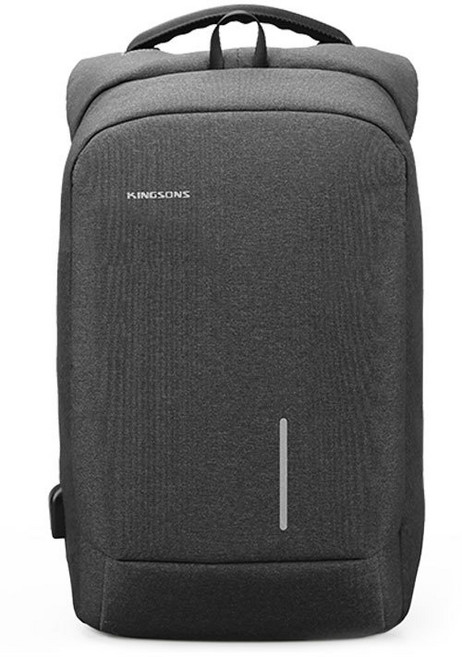 비즈니스 백팩 남성용 외출가방 TSA 세관 비밀번호 잠금방범백팩, 다크 그레이, 13.3인치콤비네이션잠금장치, 1개