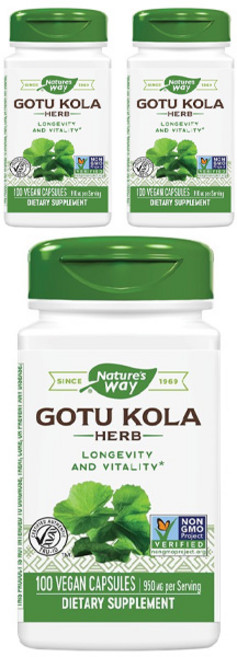 Nature's Way 然萃維 南非醉茄草本 950mg 素食膠囊, 100錠, 3個