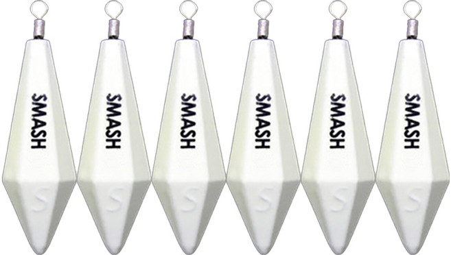 쎈피싱 대용량 스매쉬 다아이몬드 야광봉돌, 1개, 6개입