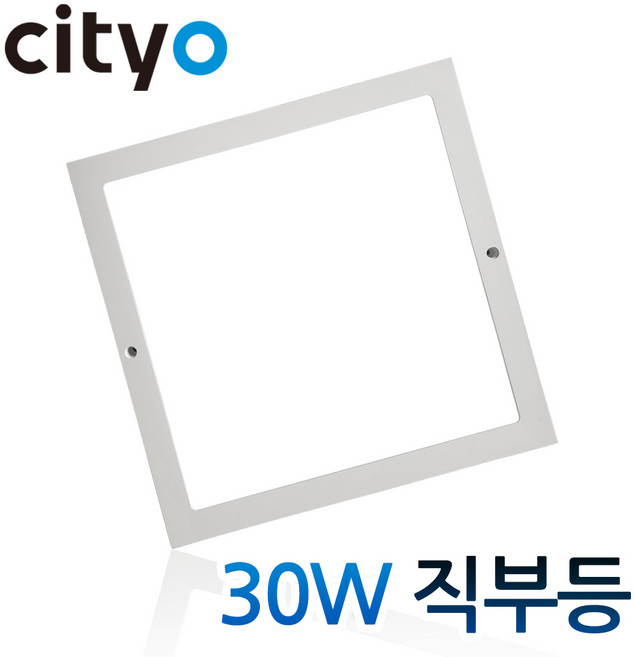 씨티오 LED 바로 사각 직부등 30W 주광색 330mm, 사각 직부등 30W - 주광색, 1개