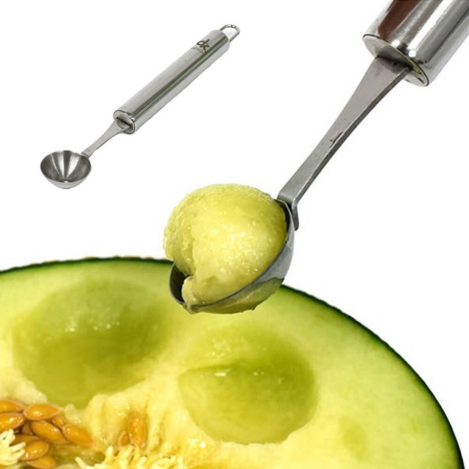 과일 화채 멜론 빙수 스쿠프 스텐 볼스푼 메론 아이스크림 볼스쿱, 델키스텐멜론볼러, 1개