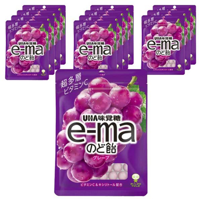 ema 목캔디 그레이프, 50g, 12개