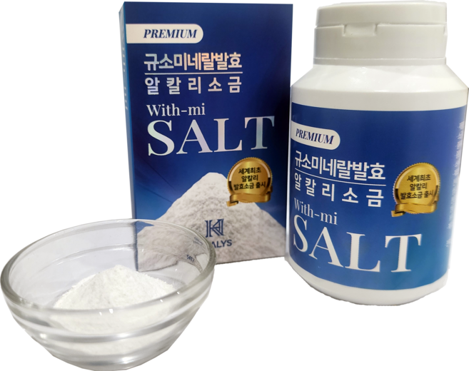 With-mi 규소미네랄발효 알칼리소금, 1개, 150g