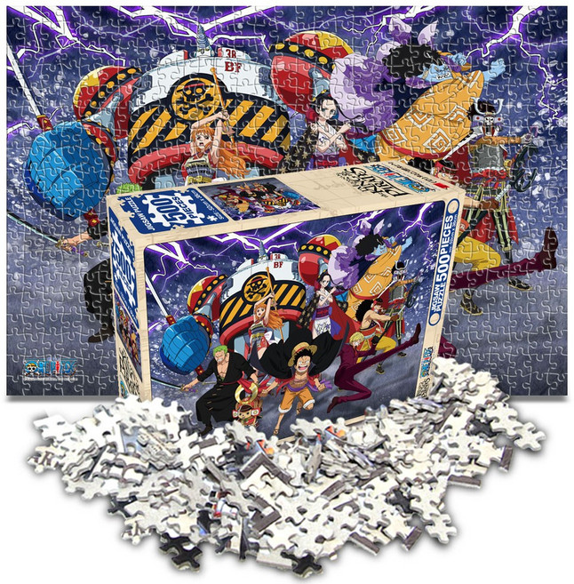 원피스 직소 퍼즐 500조각, 1개, 썬더볼트, 500피스