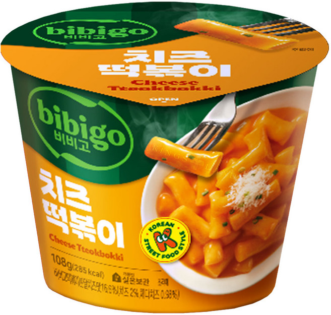 비비고 치즈떡볶이 컵, 108g, 1개