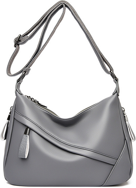 리치모리 레이어드 가죽 크로스백