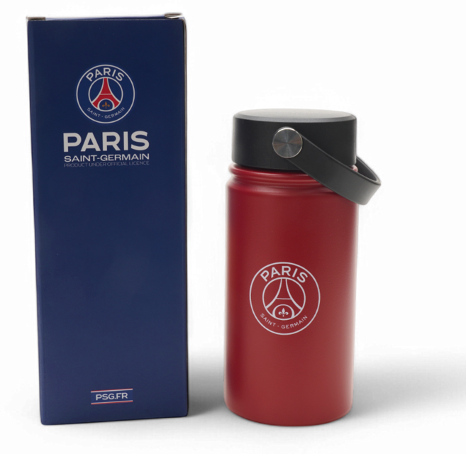 파리 생제르맹 브레이브 텀블러 12oz 보온 보냉 스테인레스 물병, 1개, 350ml, 레드