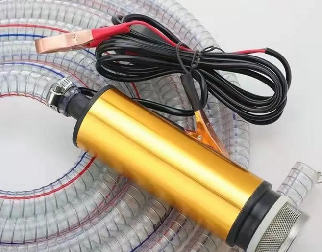 급유기 펌프 자동 기름 유류 농기구 주유기 디젤 전기 농 배터리 클립 12V 오일펌프, 배터리 클립 24V 오일펌프, 1개