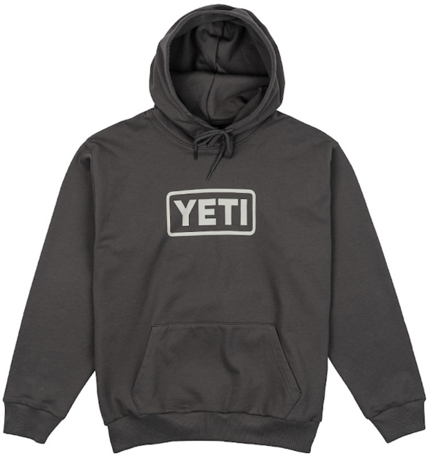 YETI 예티 남여공용 세미오버핏 로고 후드티