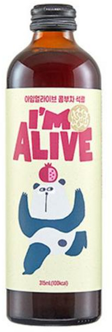 아임얼라이브 콤부차 석류 315mlx12병 프레시코, 1개입, 12개, 315ml
