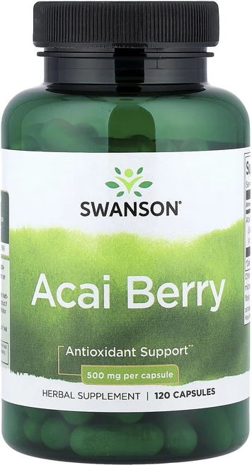 몸관리하세요 겨울입니다 Swanson 아사이베리 500mg 캡슐 120정 특별관리진행, 1개 - 쿠팡