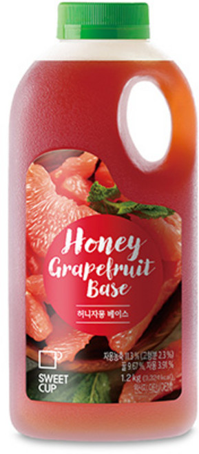스위트컵 허니자몽 베이스, 1.2kg, 1개