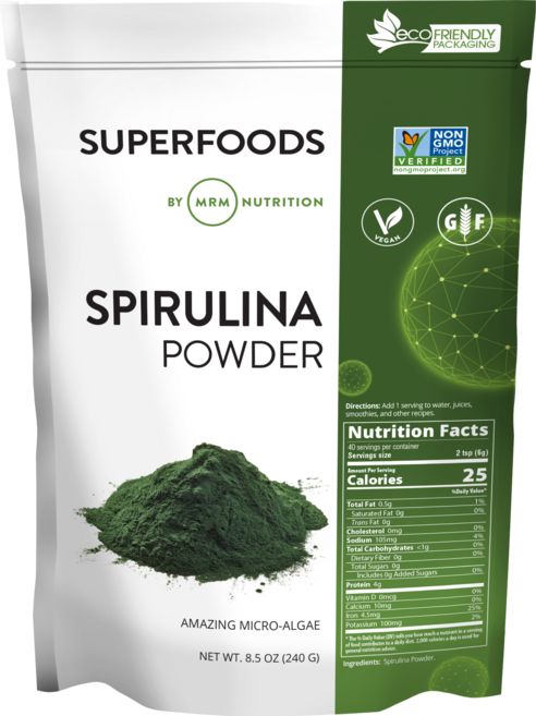 엠알엠 슈퍼푸드 로우 스피루리나 파우더, 1개, 240g
