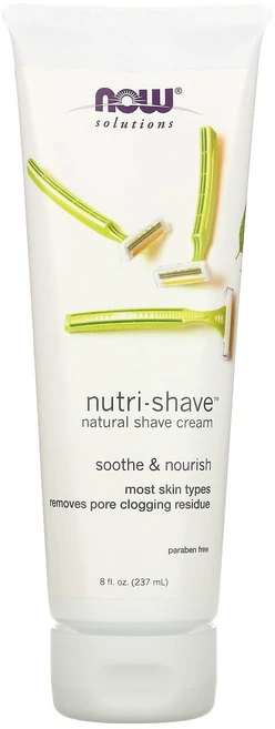 NOW Foods 솔루션즈 뉴트리-쉐이브 천연 면도 크림 8 fl oz (237 ml), NOWFoods솔루션즈뉴트리쉐이브천연면도크림8floz2, 1개, 237ml - 쿠팡
