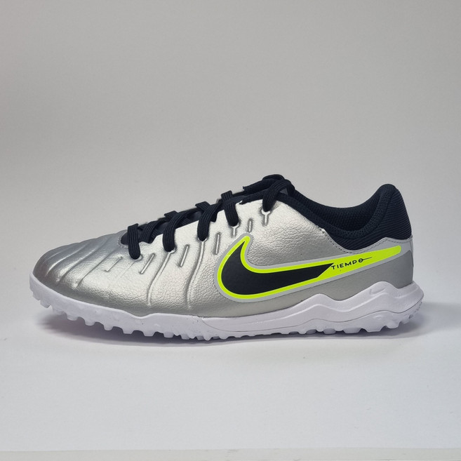 나이키 주니어 레전드10 아카데미 TF 축구화 발편한 터프화 초등학생 풋살화 메탈릭실버