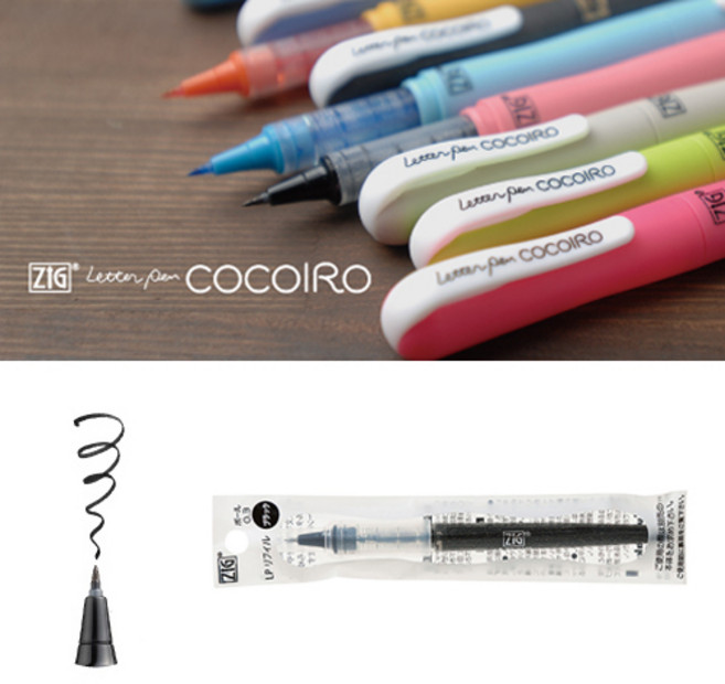 [LP-R]쿠레타케 지그 레터펜 코코이로(리필13종), [볼펜]01블랙