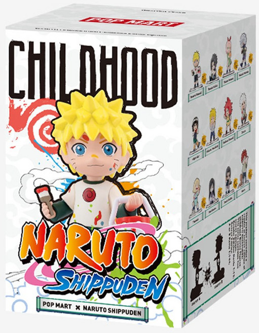 [팝마트 코리아] 나루토 질풍전 시리즈 어린 시절 편 / 스탠드 피규어 블라인드 랜덤박스, 1개