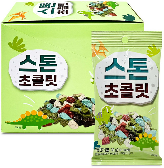 미성 스톤 초콜릿 30g 추억의 간식, 12개