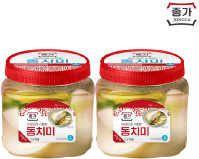 종가 시원한 동치미 1.2kg 2개
