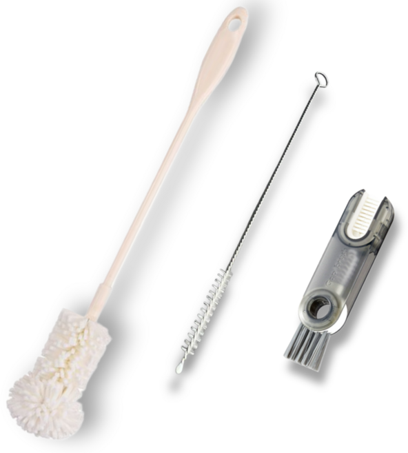 마더리빙 물병 텀블러 세척솔 3종, 1개, 혼합색상