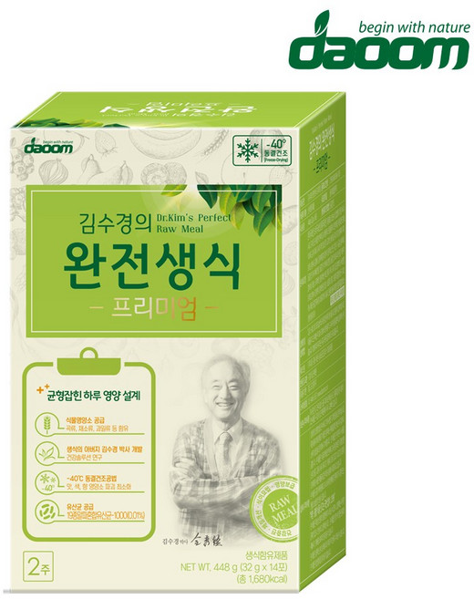다움 김수경 박사의 완전생식 프리미엄, 448g, 28개