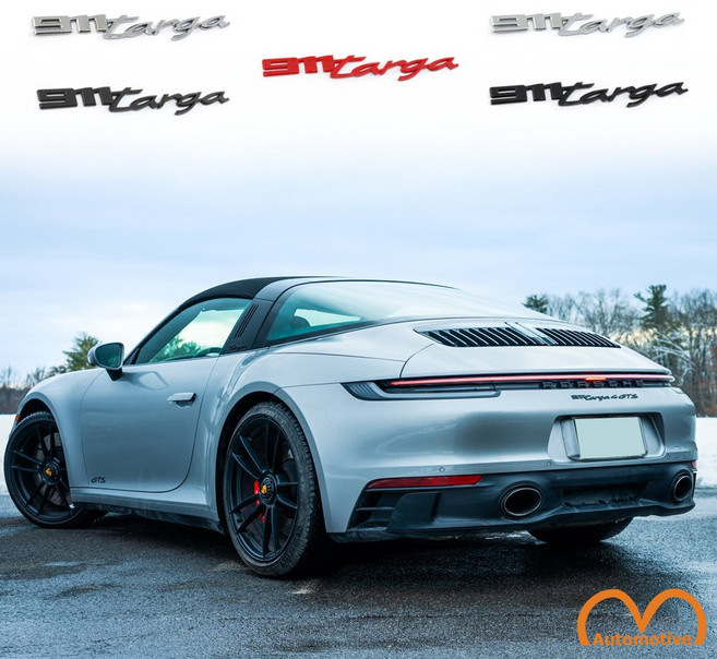 포르쉐 호환 911targa 911타르가 엠블럼, 블랙(유광), .
