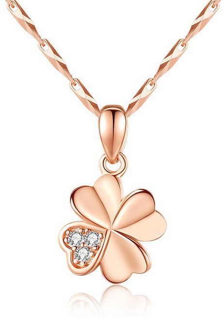 몬테리아 순은S999 네잎클로버 럭키 펜던트 목걸이 +고급 선물포장 G818-052