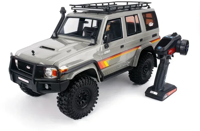 RGT EX86190 시뮬레이션 LC76 1/10 RC 전기 리모컨 4WD 클라이밍 모델 자동차 크롤러 2.4GHz 2 단 변속 성, 01 No charger battery